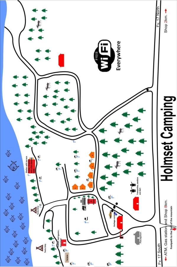 Holmset Camping And Fishing Namdalseid Extérieur photo